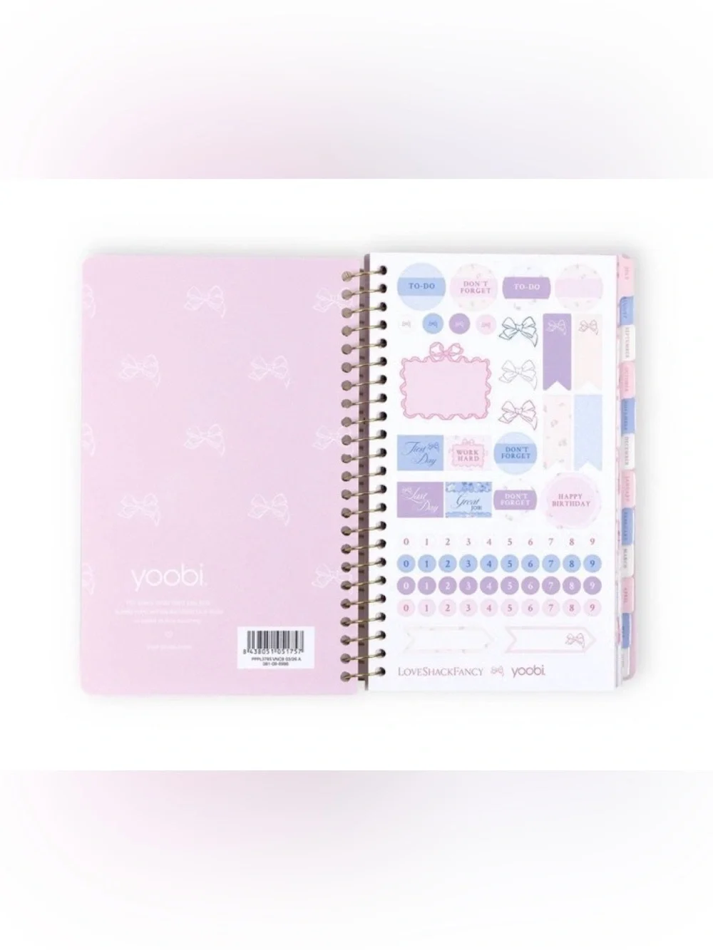 LoveShackFancy x Target Floral 2026-2027 Weekly & Monthly planner 5x8